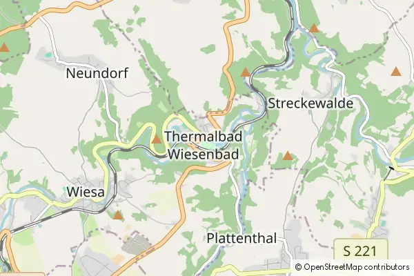 Karte Thermalbad Wiesenbad