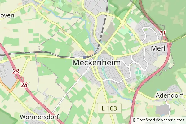 Karte Meckenheim