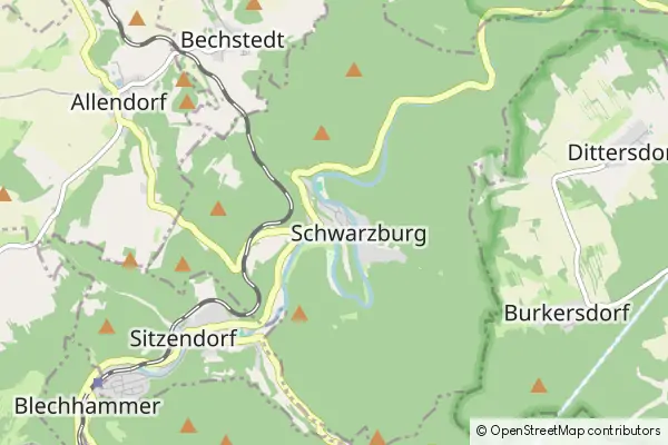 Karte Schwarzburg