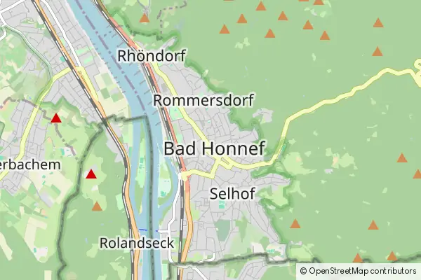 Karte Bad Honnef