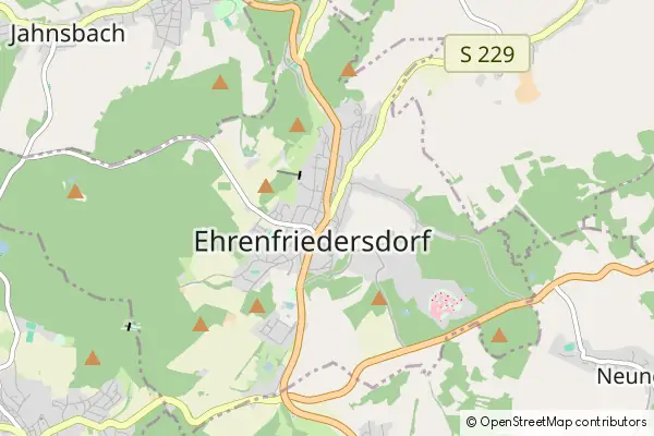 Karte Ehrenfriedersdorf