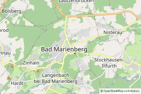 Karte Bad Marienberg