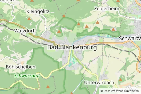 Karte Bad Blankenburg