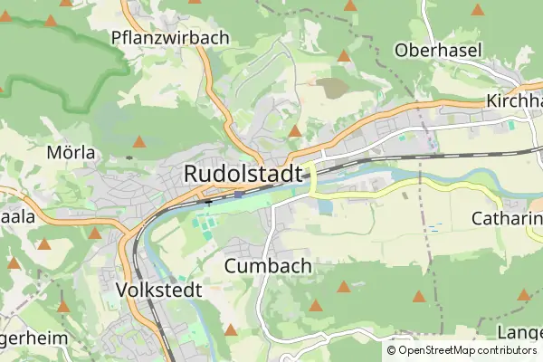 Karte Rudolstadt