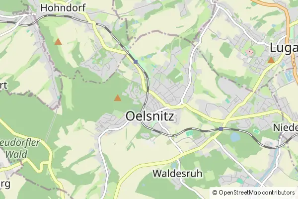 Karte Oelsnitz/Erzgebirge