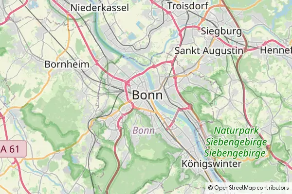 Karte Bonn