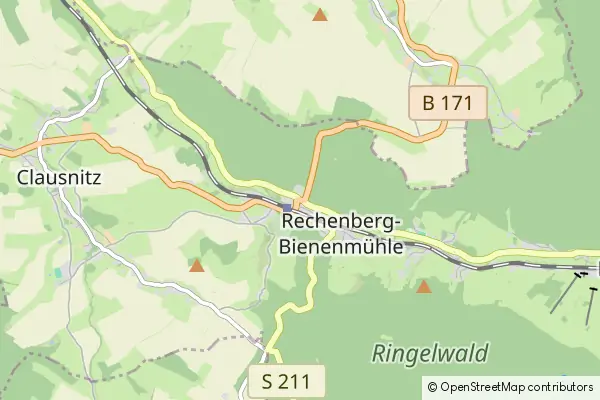 Karte Rechenberg-Bienenmühle