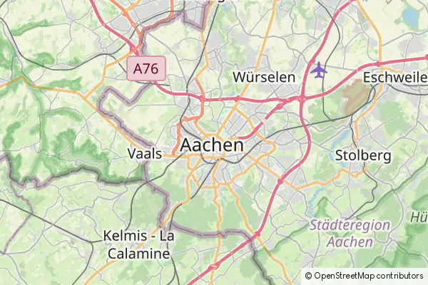 Karte Aachen