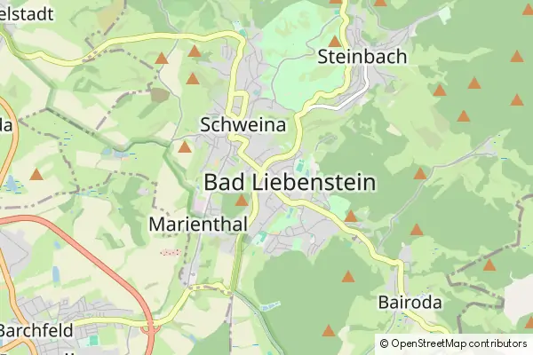 Karte Bad Liebenstein