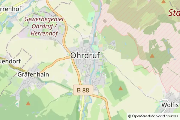 Karte Ohrdruf