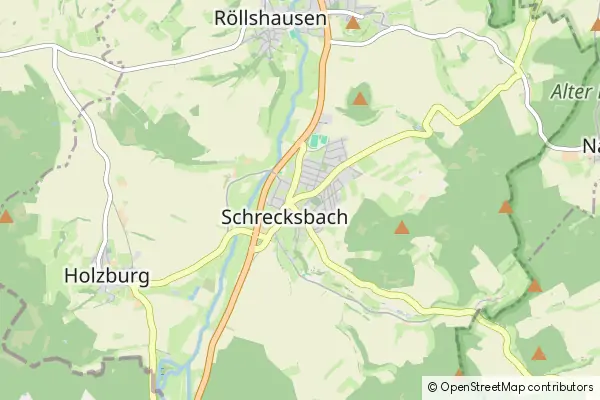 Karte Schrecksbach