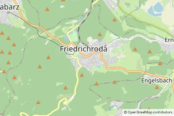 Karte Friedrichroda