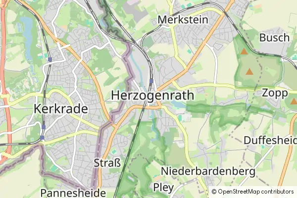 Karte Herzogenrath