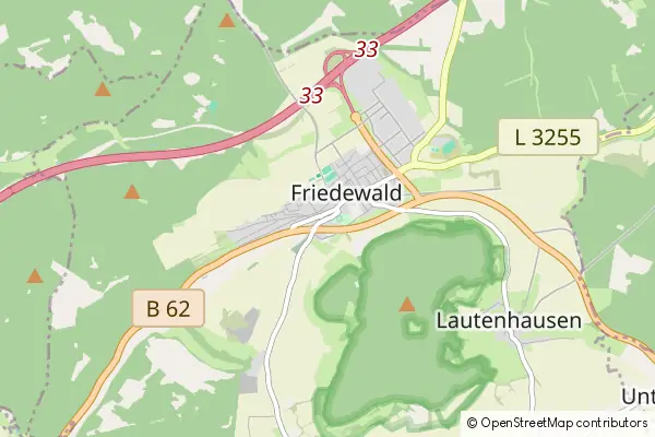 Karte Friedewald