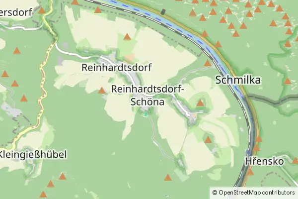 Karte Reinhardtsdorf-Schona