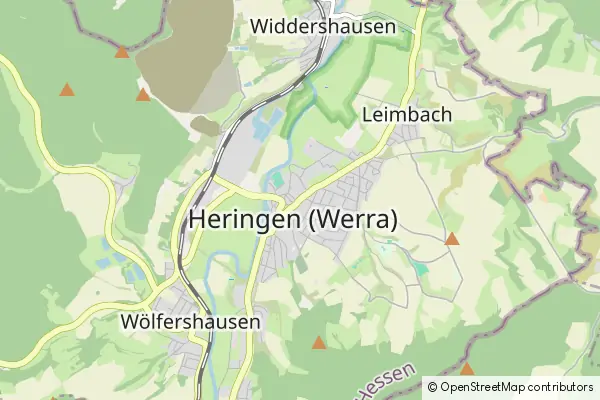 Karte Heringen