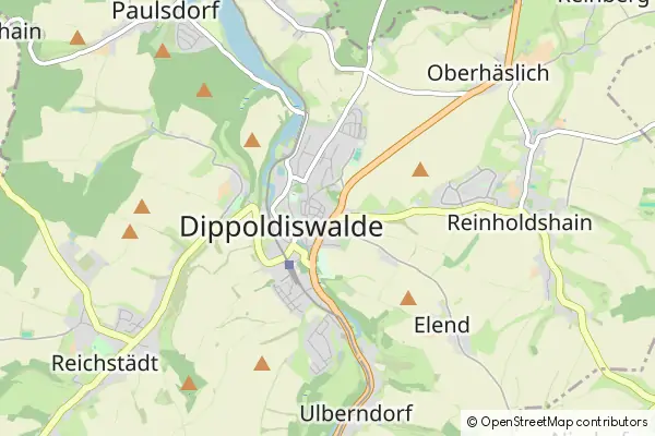 Karte Dippoldiswalde