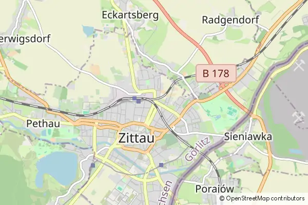 Karte Zittau