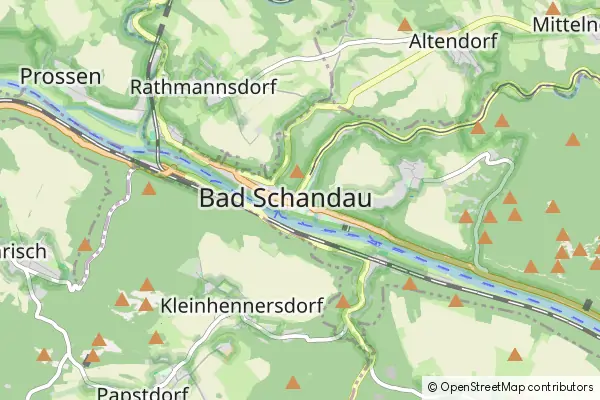 Karte Bad Schandau