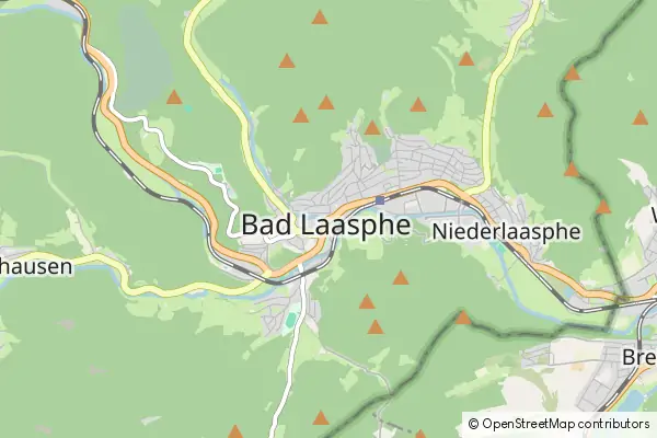 Karte Bad Laasphe