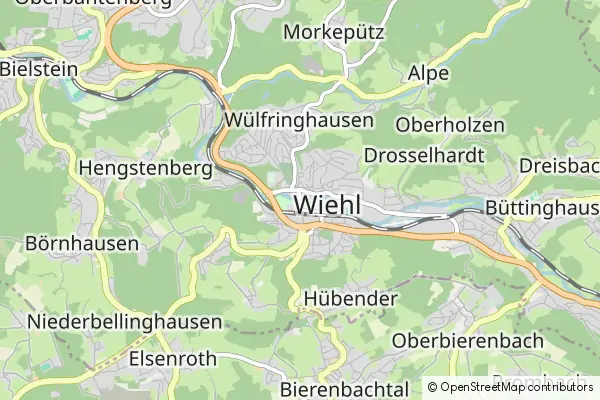 Karte Wiehl