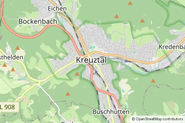 Karte Kreuztal