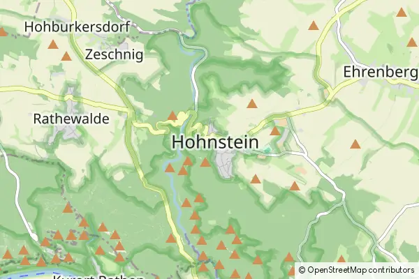 Karte Hohnstein