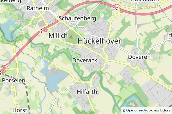 Karte Hückelhoven