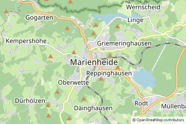 Karte Marienheide