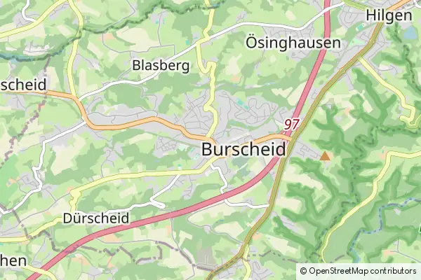 Karte Burscheid