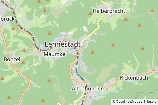 Karte Lennestadt