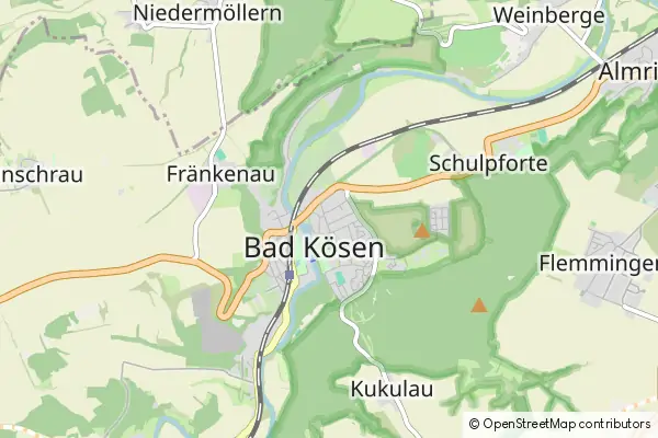 Karte Bad Koesen