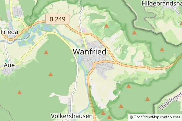 Karte Wanfried