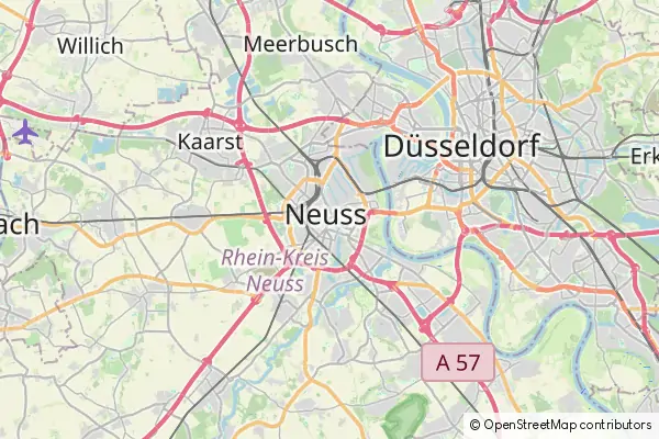 Karte Neuss