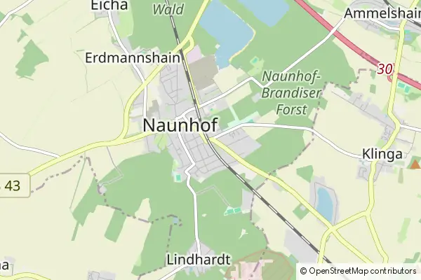 Karte Naunhof