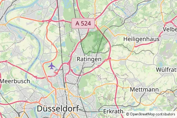 Karte Ratingen