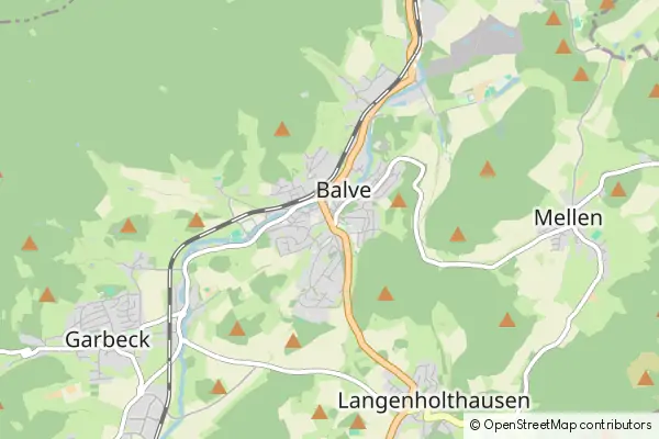 Karte Balve