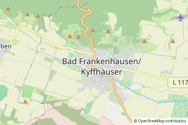 Karte Bad Frankenhausen/Kyffhäuser