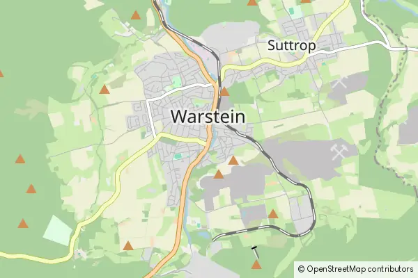 Karte Warstein