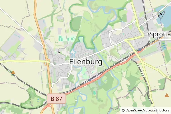 Karte Eilenburg