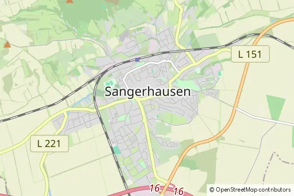 Karte Sangerhausen