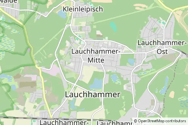 Karte Lauchhammer