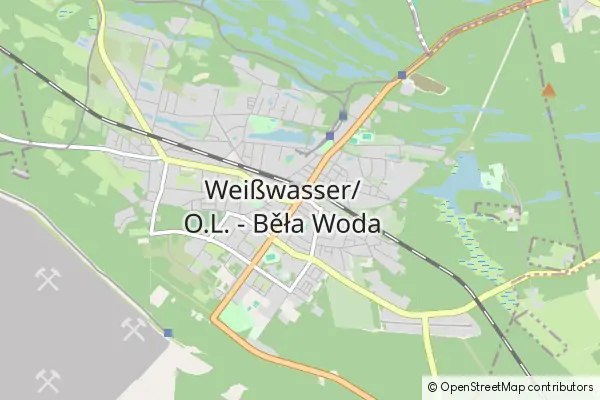 Karte Weißwasser/Oberlausitz