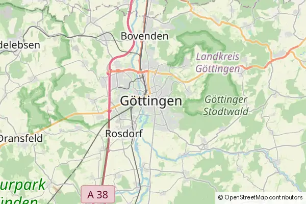 Karte Göttingen