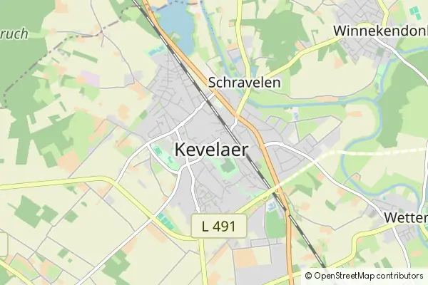 Karte Kevelaer