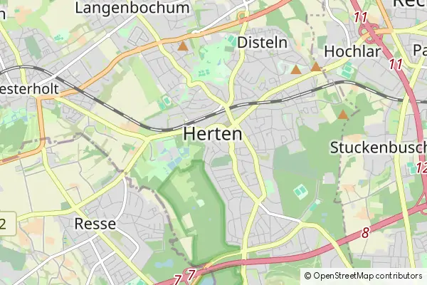 Karte Herten