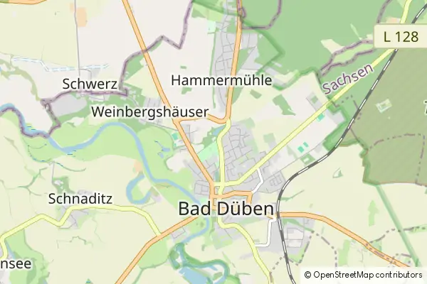 Karte Bad Düben