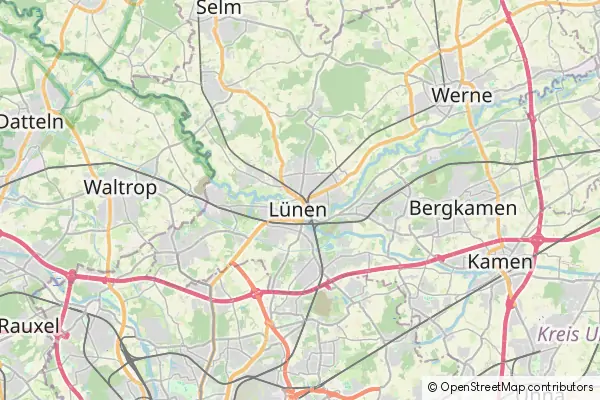 Karte Lünen