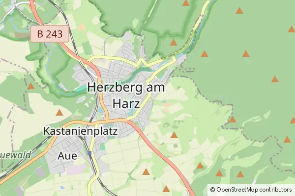 Karte Herzberg am Harz