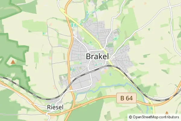 Karte Brakel